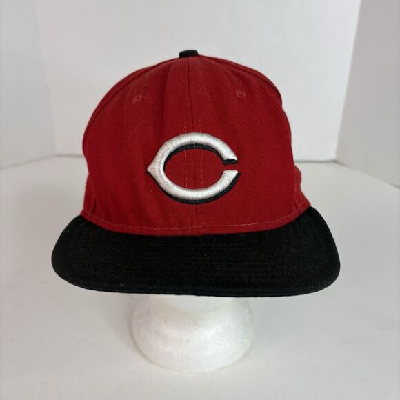 New Era Other - Cincinnati Reds Fitted Baseball Hat, 7 3/8, Red, New Era, Baseball Cap, USA